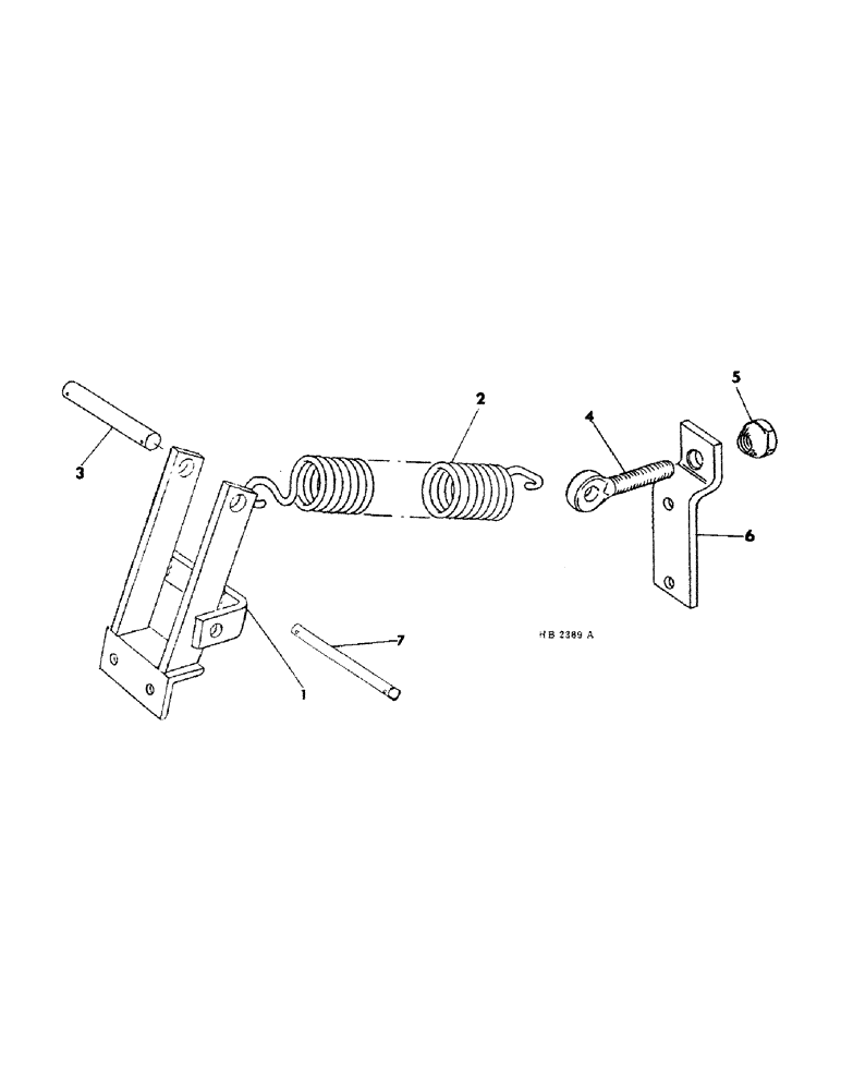 Схема запчастей Case IH 45 - (C-11) - C-FRAME LIFT HELPER SPRING, PRIOR TO SERIAL NO 5526 