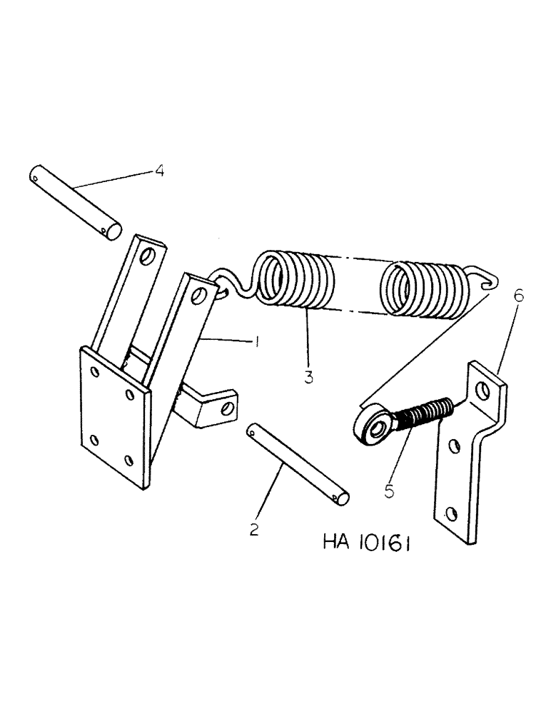 Схема запчастей Case IH 45 - (B-07) - C-FRAME LIFT HELPER SPRING, 12 FOOT 6 INCH MODEL ONLY, USED WITH C FRAME HINGE 