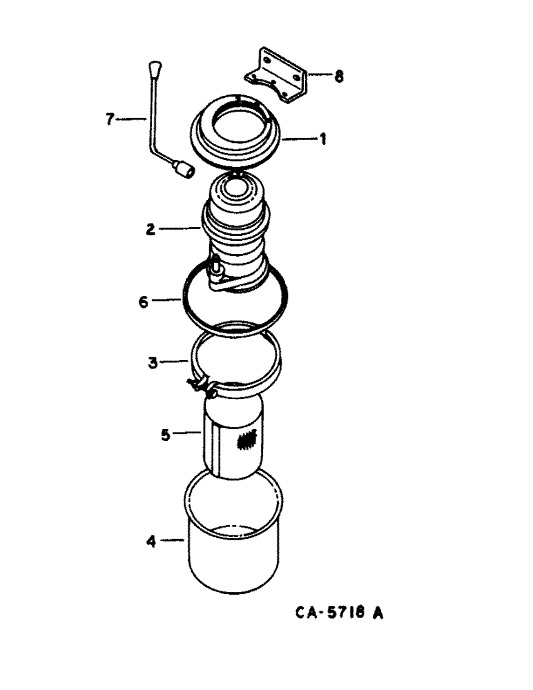 Схема запчастей Case IH 815 - (12-21) - POWER, FUEL PUMP Power