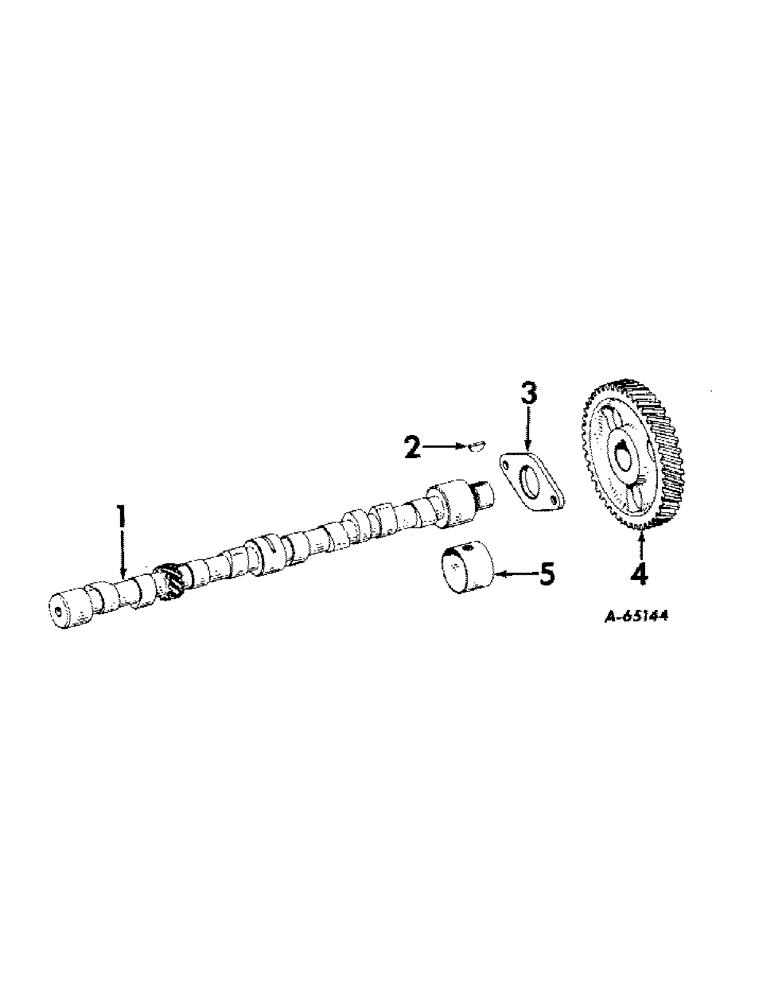 Схема запчастей Case IH 2424 - (013) - CARBURETED ENGINE, CAMSHAFT AND RELATED PARTS (01) - ENGINE