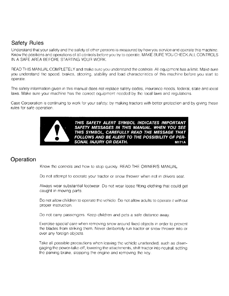 Схема запчастей Case IH 56FTS - (04) - SAFETY 