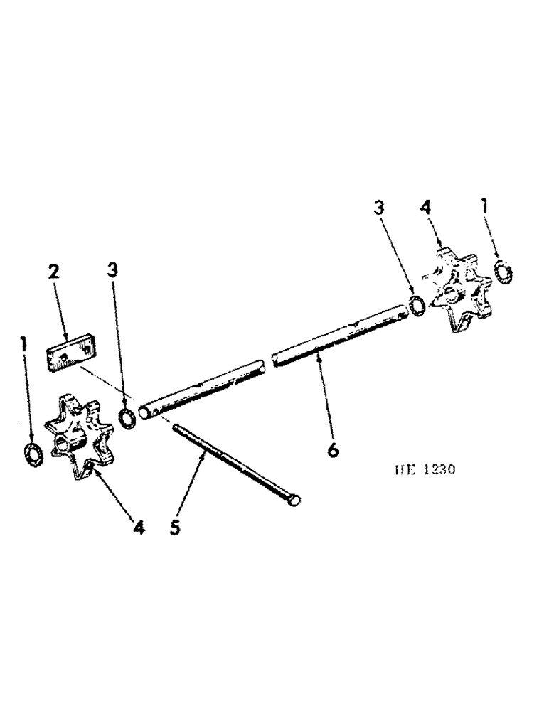 Схема запчастей Case IH 130 - (H-29) - FRONT APRON SHAFT 