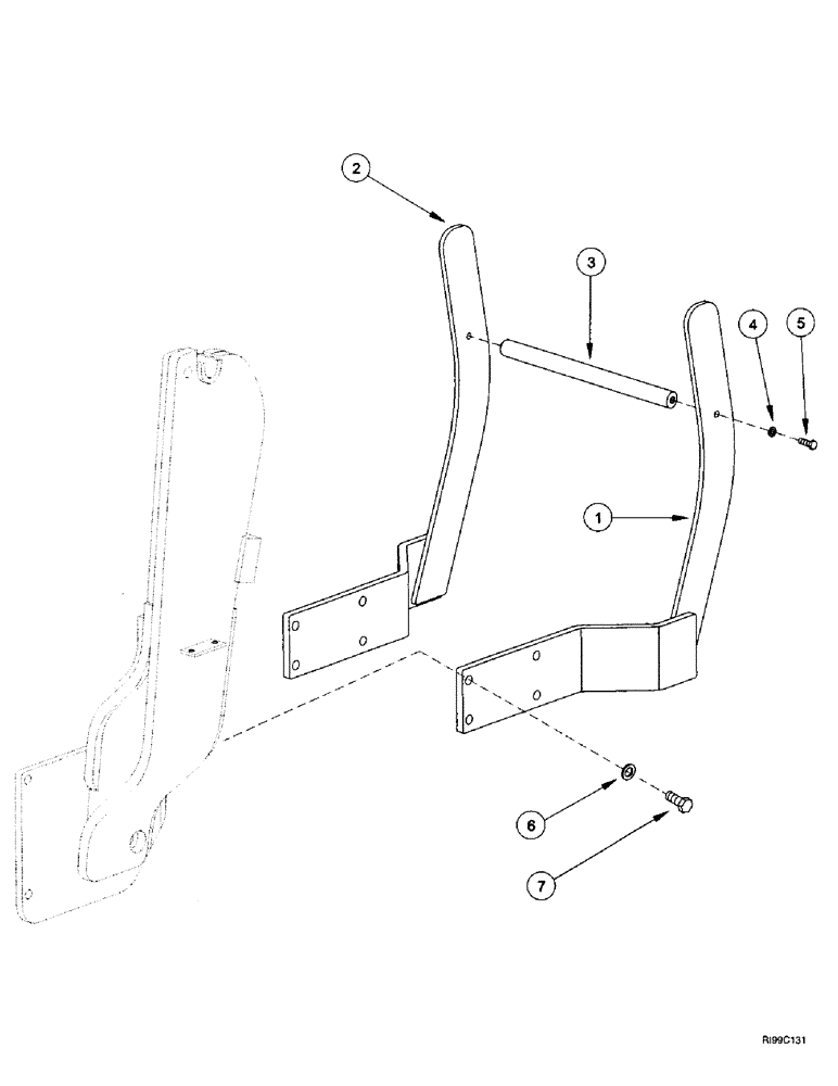 Схема запчастей Case IH L600 - (9-20) - PROTECTIVE ASSY - GRILLE (09) - CHASSIS/ATTACHMENTS