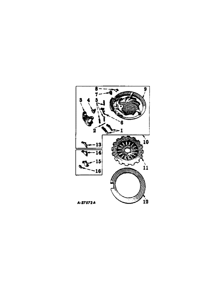 Схема запчастей Case IH 184 - (A-37[B]) - CORN PLANTING EQUIPMENT, FOR COMBINATION HOPPER 