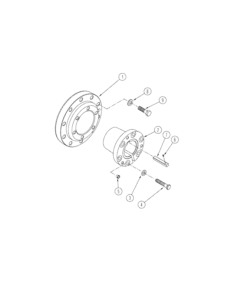 Схема запчастей Case IH STX325 - (06-04) - HUB ASSEMBLY (06) - POWER TRAIN