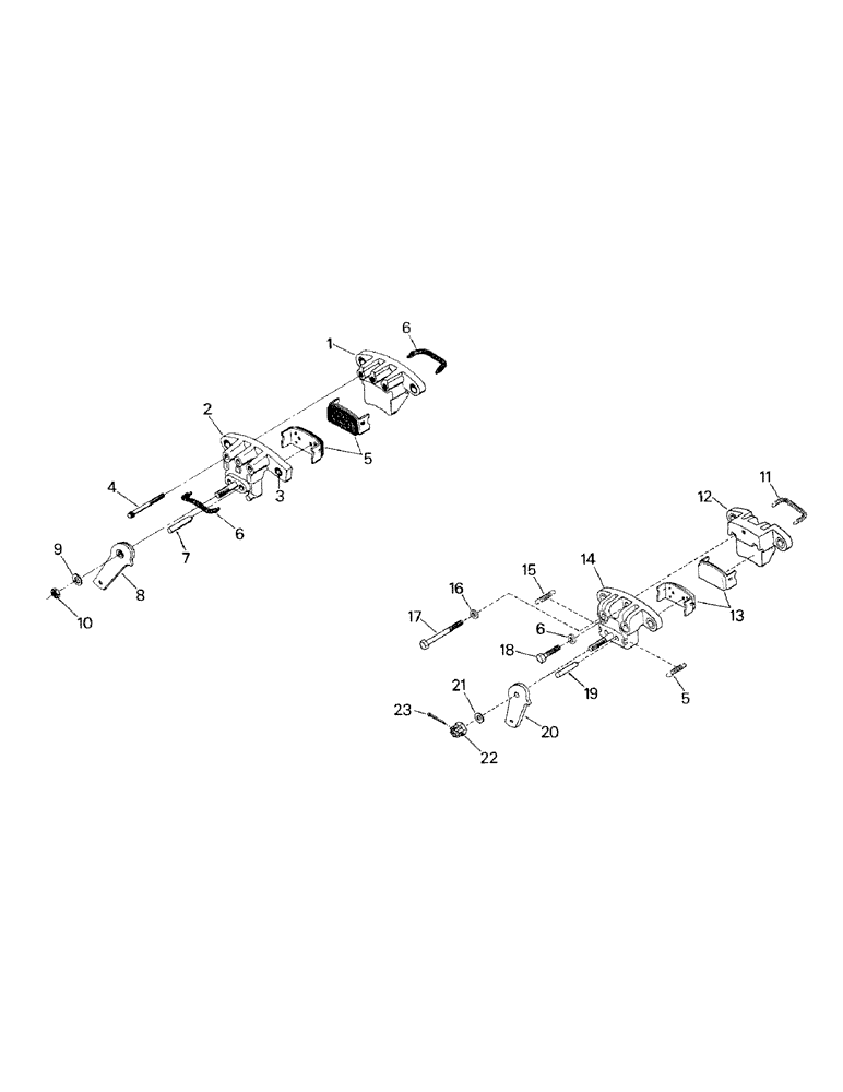 Схема запчастей Case IH ST210 - (05-05) - PARK BRAKE ASSEMBLY (5.1) - BRAKES