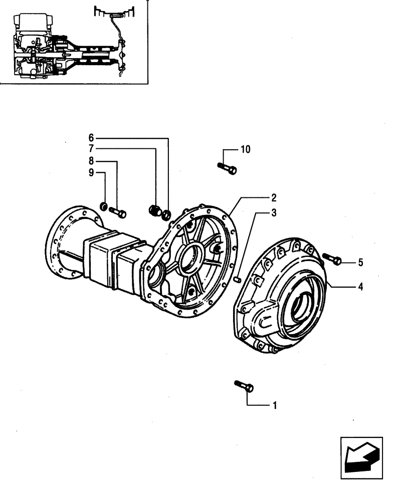 Схема запчастей Case IH JX95 - (1.48.0) - SIDE REDUCER BOX AND COVERS (05) - REAR AXLE