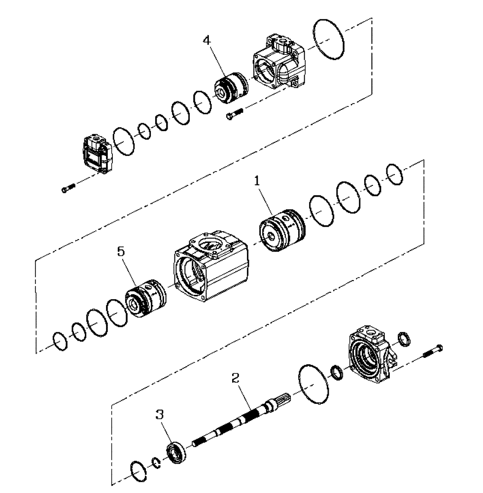 Схема запчастей Case IH 7700 - (B04.04[01]) - Hydraulic Pump {High Horsepower} (35) - HYDRAULIC SYSTEMS