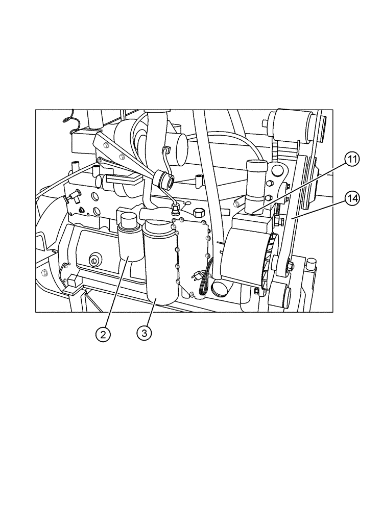 Схема запчастей Case IH FLX4300 - (02-005[01]) - ENGINE, CASE 8.3L, 300HP (FLX4300) (01) - ENGINE