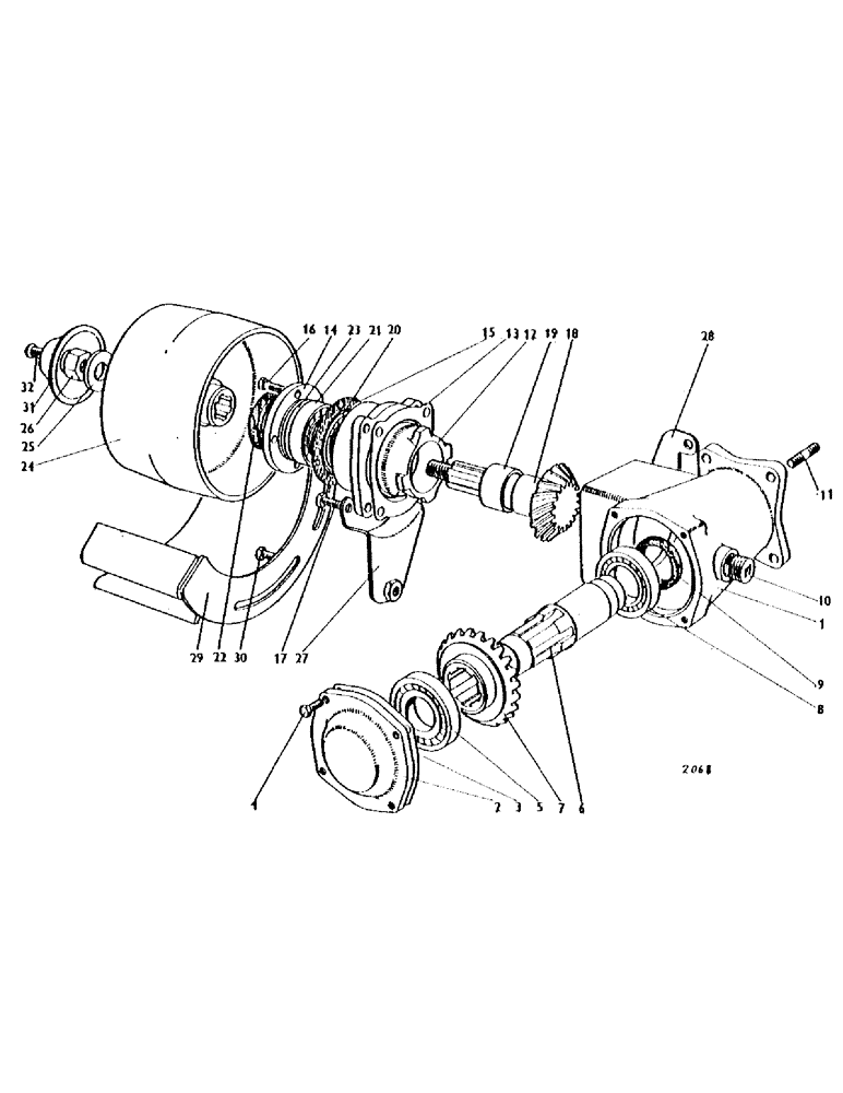 Схема запчастей Case IH 1200 - (100) - BELT PULLEY, HEAVY DUTY, U1260, OPTIONAL EQUIPMENT Auxiliary Drive Units