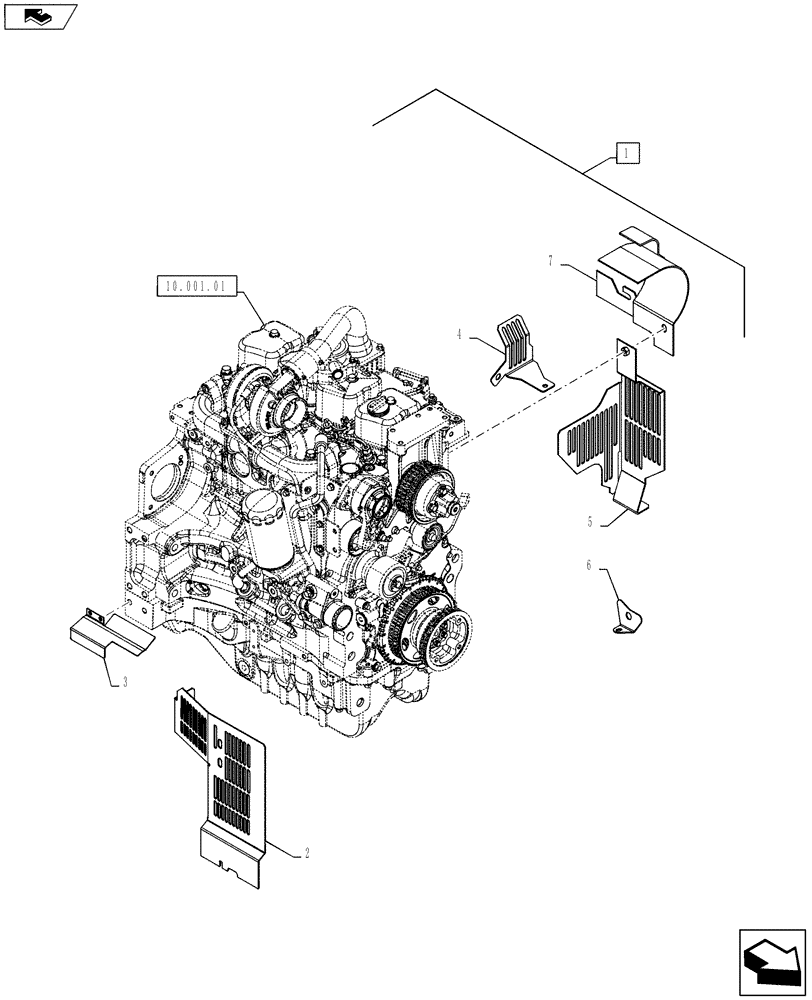 Схема запчастей Case IH PUMA 160 - (88.033.03[12]) - DIA KIT, PNEUMATIC TRAILER BRAKE ITALY - GUARDS (88) - ACCESSORIES