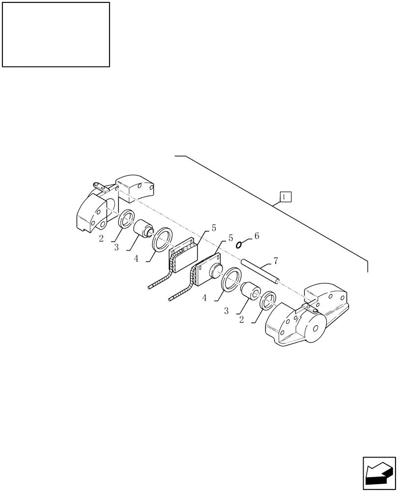 Схема запчастей Case IH AFX8010 - (D.30.C[2]) - BRAKE CALIPER C - Power Train