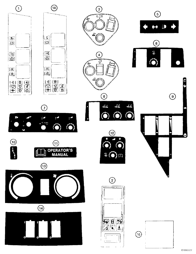 Схема запчастей Case IH 2166 - (9H-42) - DECALS, CAB (12) - CHASSIS