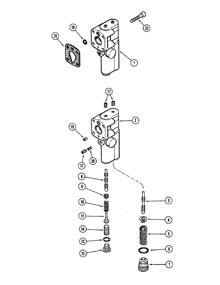 Схема запчастей Case IH 4694 - (8-318) - COMPENSATOR ASSEMBLY (08) - HYDRAULICS