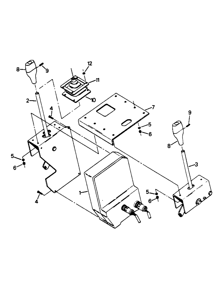 Схема запчастей Case IH 9130 - (01-40) - TRANSMISSION CONTROLS (10) - CAB