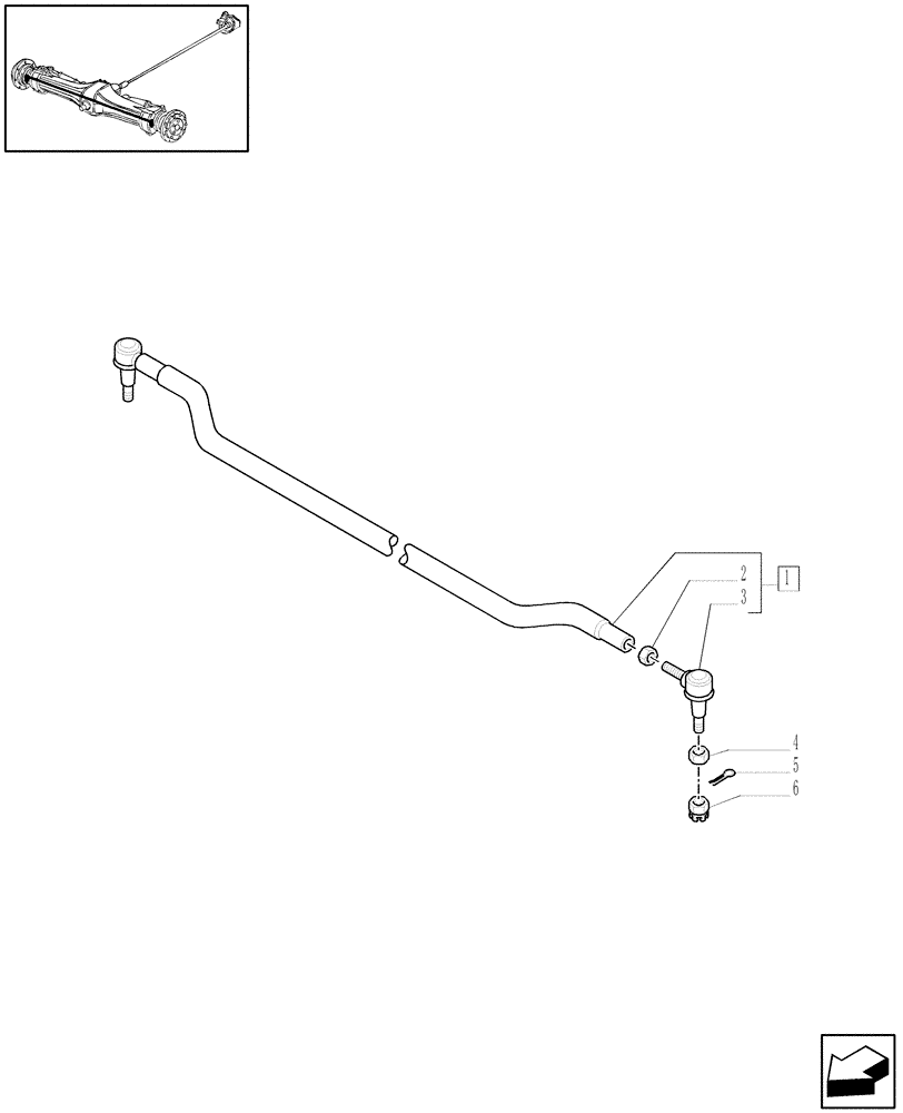 Схема запчастей Case IH MAXXUM 120 - (1.40.11/04) - 4WD (CL.3) FRONT AXLE WITH LIMITED SLIP DIFF. LOCK AND BRAKES - LINK (VAR.330425) (04) - FRONT AXLE & STEERING