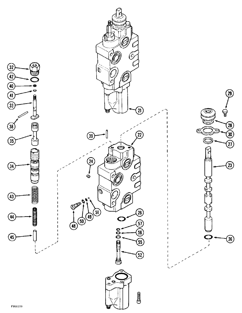 Схема запчастей Case IH 9380 - (8-078) - LOAD CHECK REMOTE CONTROL VALVE ASSEMBLY, IF EQUIPPED (CONTD) (08) - HYDRAULICS