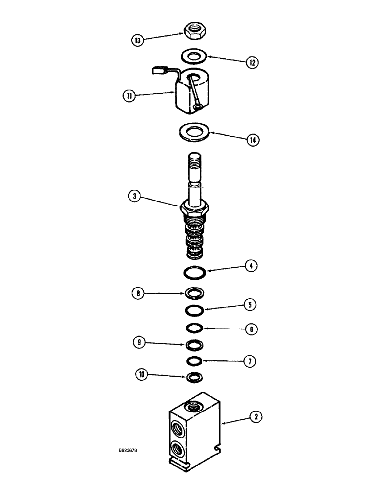 Схема запчастей Case IH 1688 - (8-72) - SEPARATOR CLUTCH VALVE ASSEMBLY, MODULAR CONTROL (07) - HYDRAULICS