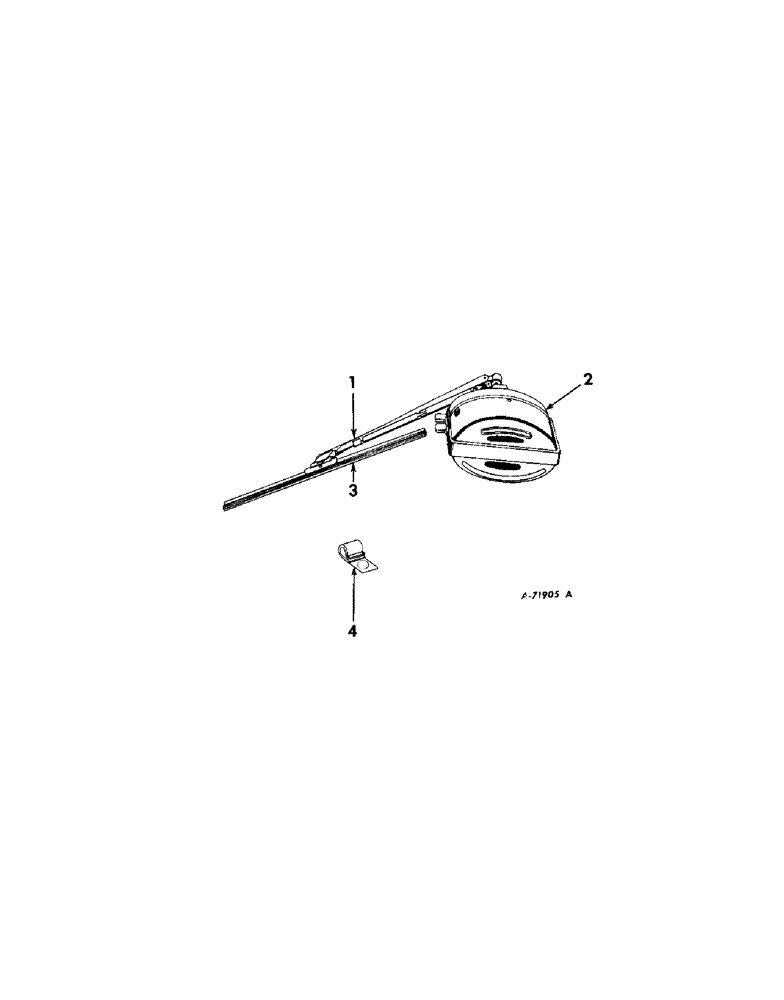 Схема запчастей Case IH 503 - (277) - OPERATORS CAB WINDSHIELD WIPER (55) - ELECTRICAL SYSTEMS