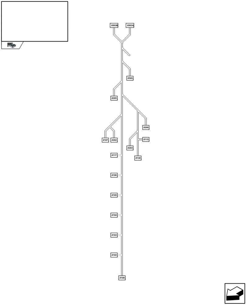 Схема запчастей Case IH LBX432R - (06.57[01]) - CABLE HARNESS : 84460024 - F480499 (06) - ELECTRICAL SYSTEMS