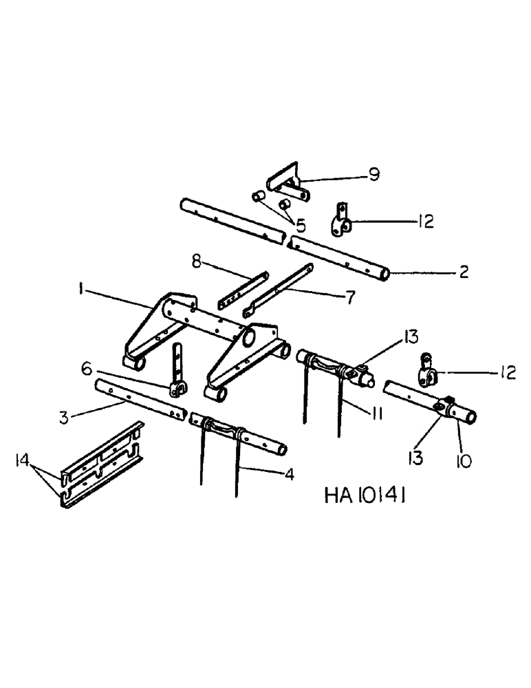 Схема запчастей Case IH 5000 - (F-05) - MULCHERS, 3 , 6" TWO BAR MULCHER FOR USE ON DIRECT MOUNTED-TRAIL BEHIND AND 18 WING MODELS 