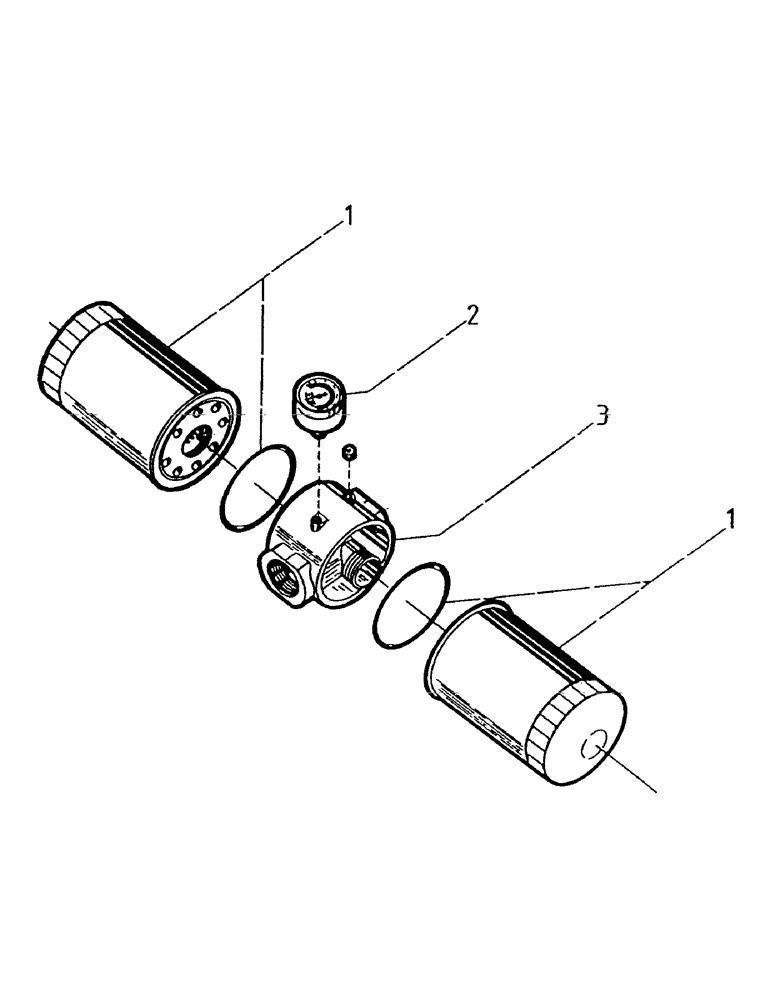 Схема запчастей Case IH 7000 - (B08-00) - SUCTION FILTER Hydraulic Components & Circuits