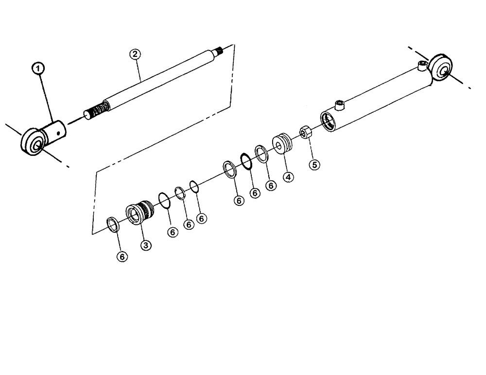 Схема запчастей Case IH PATRIOT 150 - (07-003) - HYDRAULIC CYLINDER-INNER BOOM FOLD (60 AND 75 BOOM) Cylinders