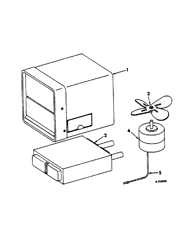 Схема запчастей Case IH 622 - (N-06) - PARTS ACCESSORIES AND ATTACHMENTS, OPERATORS CAB HEATER Accessories & Attachments