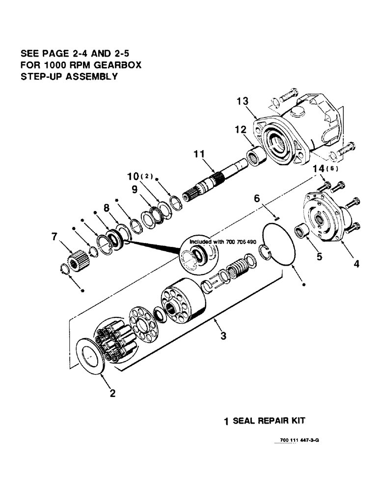 Схема запчастей Case IH 8370 - (8-10) - HYDROSTATIC PUMP, PTO 1000 RPM (08) - HYDRAULICS