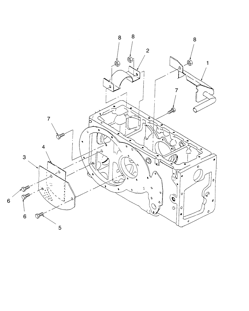 Схема запчастей Case IH D25 - (07G01) - AERATION PARTS (03) - TRANSMISSION