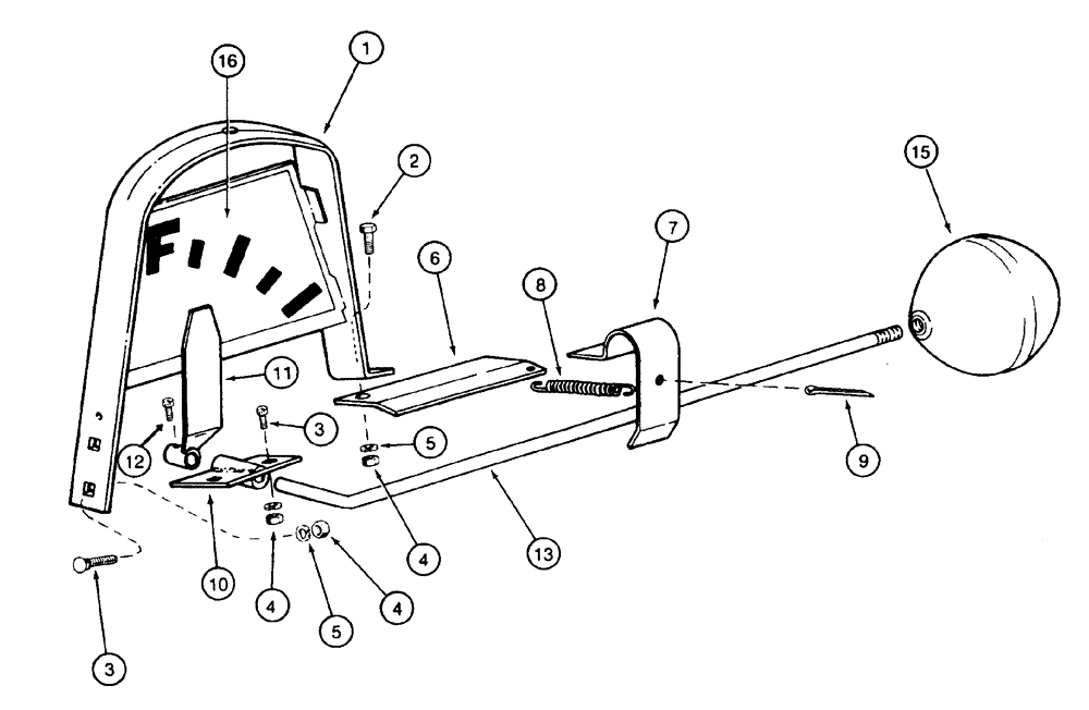 Схема запчастей Case IH 5500 - (9-56) - SEED LEVEL INDICATOR (09) - CHASSIS