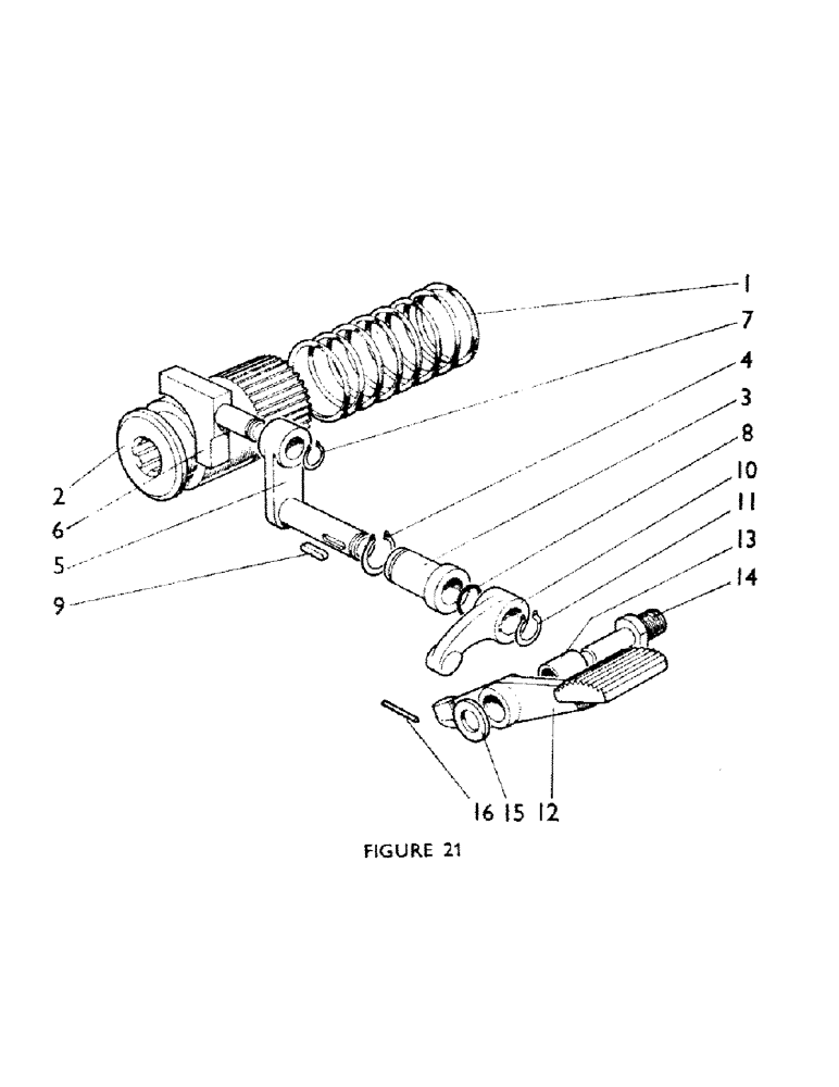 Схема запчастей Case IH 770B - (035) - DIFFERENTIAL LOCK Gearbox