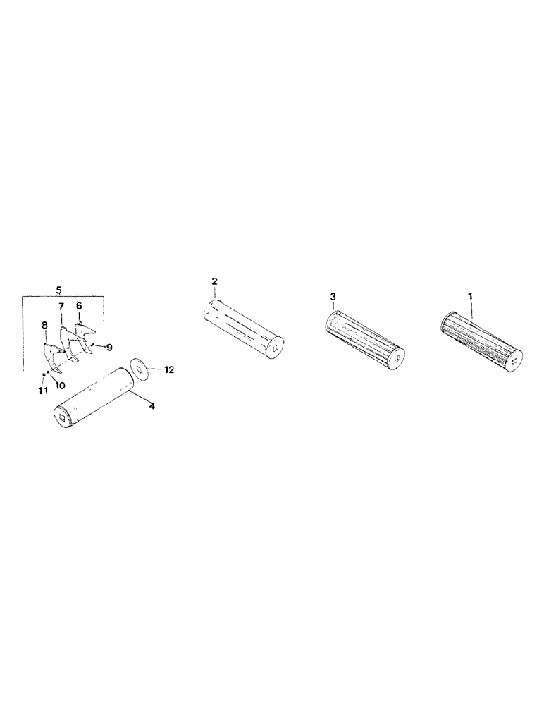 Схема запчастей Case IH 1002 - (54) - ROLL DRIVE ASSEMBLY 