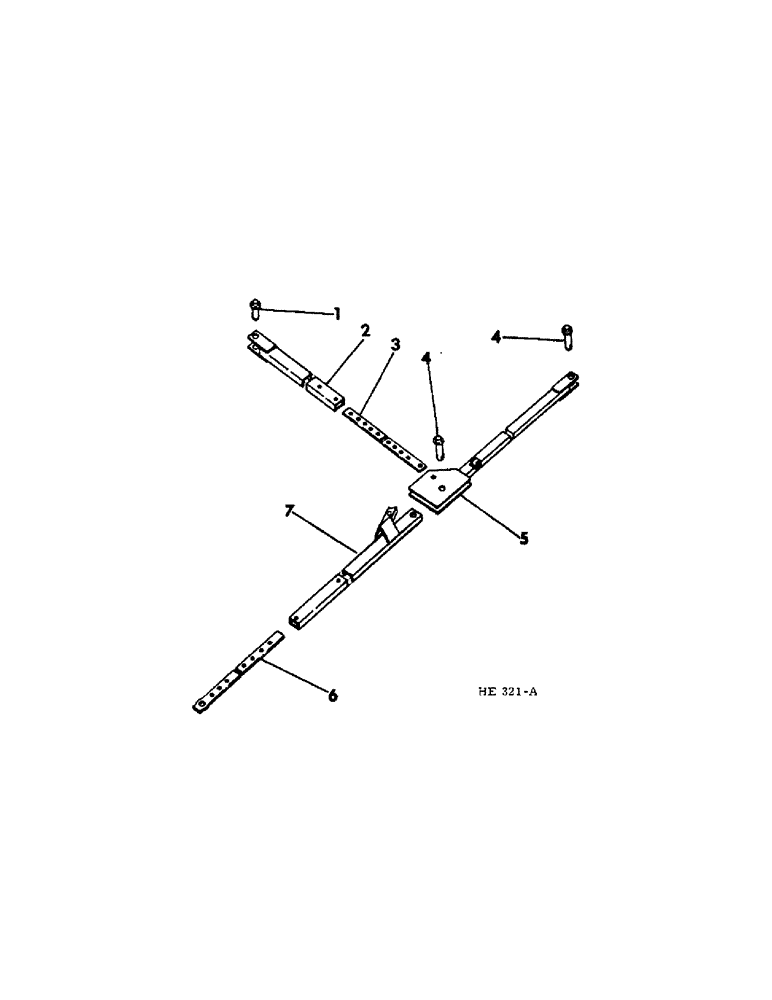 Схема запчастей Case IH 300 - (22) - MACHINE HITCH, FOR USE ON 12 FOOT AND 16 FOOT SINGLE MACHINE AND REAR DUPLEXED OR TRIPLEXED MACHINE 