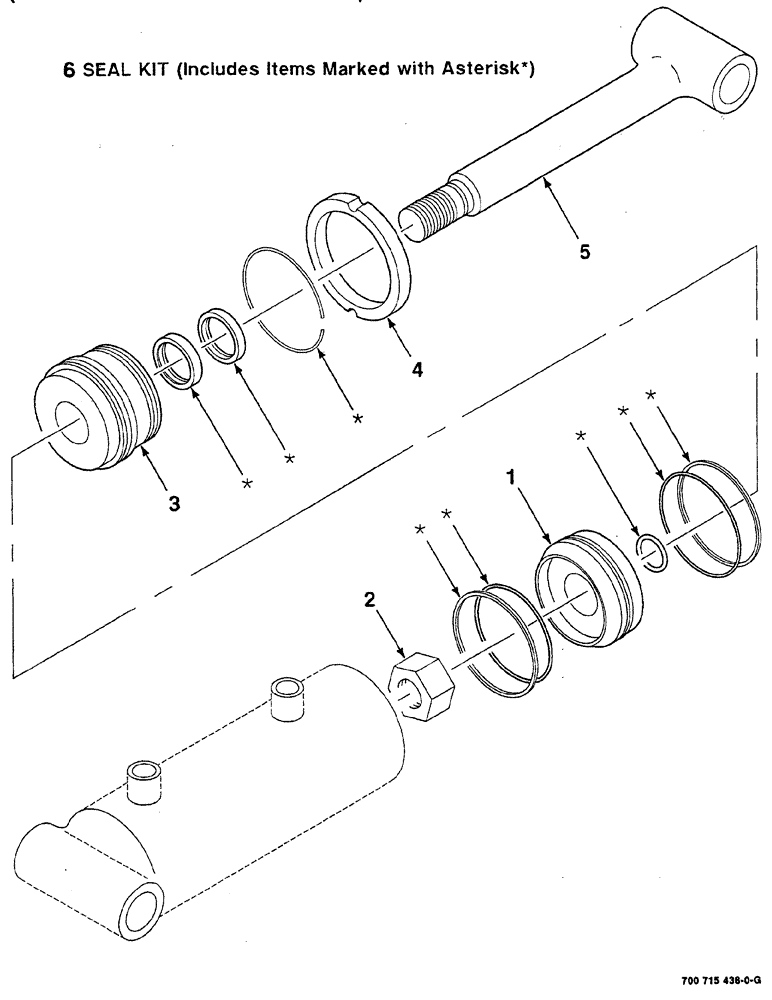 Схема запчастей Case IH 8870 - (08-42) - HYDRAULIC SLAVE CYLINDER ASSEMBLY - RIGHT (S.N. CFH0129001 THRU CFH0189038) (35) - HYDRAULIC SYSTEMS