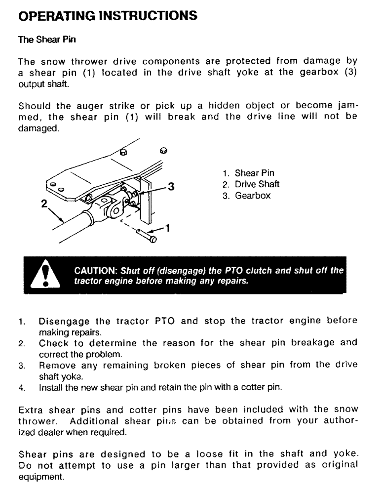 Схема запчастей Case IH ST148 - (36) - OPERATING INSTRUCTIONS 