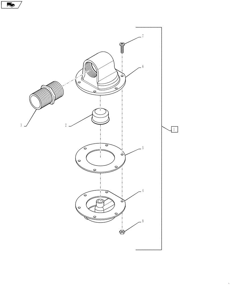 Схема запчастей Case IH 3330 - (75.130.16[02]) - FOAM MARKER CHAMBER ASSEMBLY (75) - SOIL PREPARATION