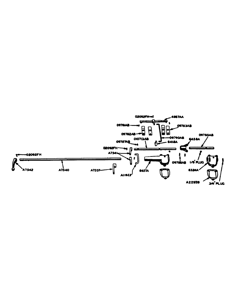 Схема запчастей Case IH 800 - (046) - POWRCEL DIESEL ENGINE, DECOMPRESSOR (02) - ENGINE