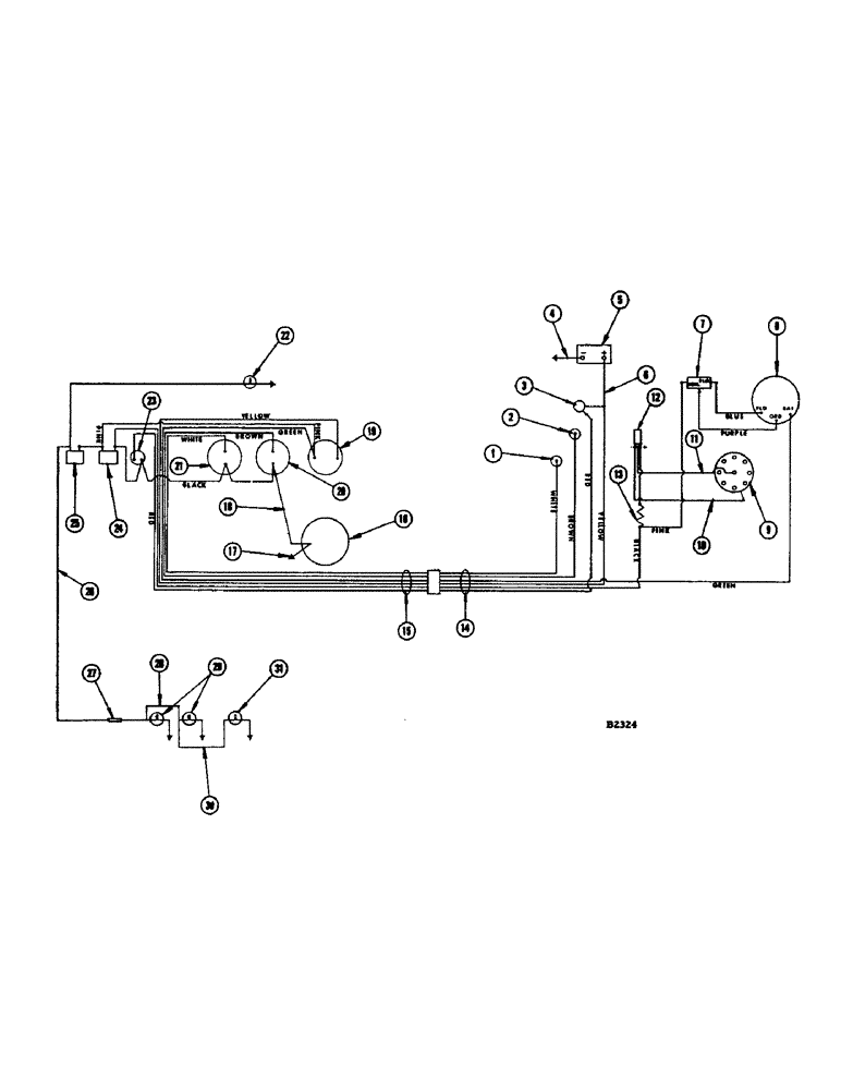 Схема запчастей Case IH 1060 - (228) - ELECTRICAL SYSTEM, CHRYSLER H-318, BEFORE SERIAL NUMBER 8311400 (55) - ELECTRICAL SYSTEMS