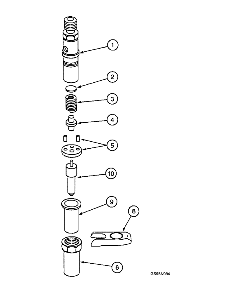 Схема запчастей Case IH D-358 - (6-078) - INJECTION NOZZLE, ALL MACHINES EXCEPT 826 AND 2826 TRACTORS 