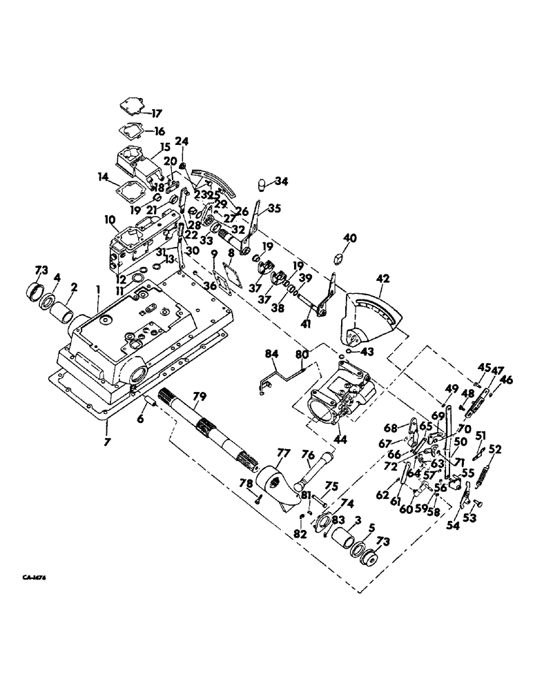 Схема запчастей Case IH 21026 - (10-20) - HYDRAULICS, DRAFT CONTROL, FARMALL TRACTORS W/ S/N 9298 & ABOVE, INTL TRACTORS W/ S/N 7546 & ABOVE (07) - HYDRAULICS