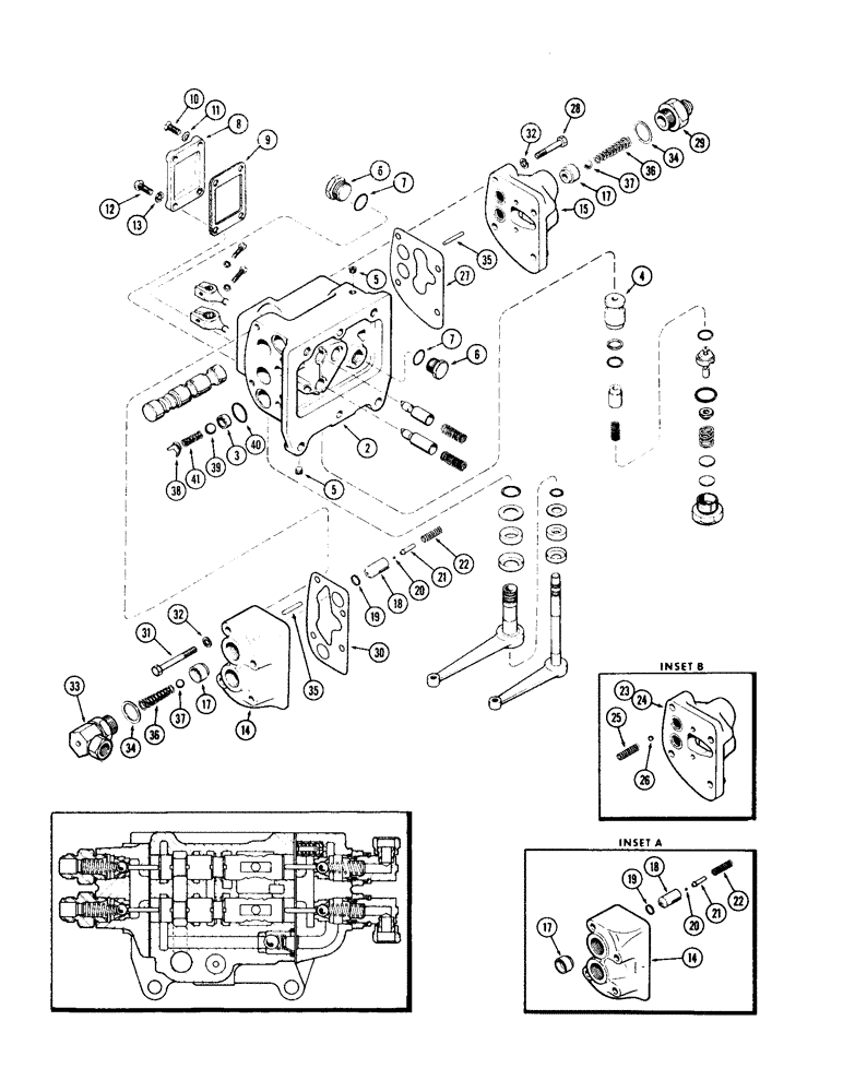 Схема запчастей Case IH 930-SERIES - (152) - A34699 AUXILIARY VALVE, USED PRIOR TO TRANSMISSION SERIAL NUMBER 2219218, KINGSTON PRODUCTS (08) - HYDRAULICS