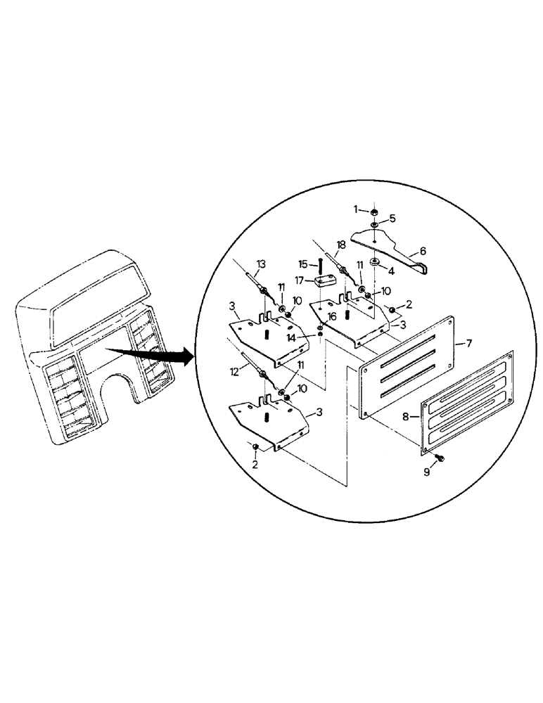 Схема запчастей Case IH 9110 - (03-07) - AIR CONDITIONER AND HEATER CONTROLS (03) - Climate Control