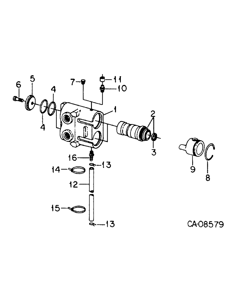 Схема запчастей Case IH 3488 - (10-35) - HYDRAULICS, FEMALE COUPLER, ISO (07) - HYDRAULICS