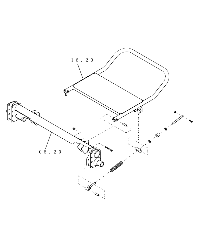 Схема запчастей Case IH RB564 - (SECTION 16[RB564]) - PICTORIAL INDEX, BALE EJECTOR (00) - GENERAL