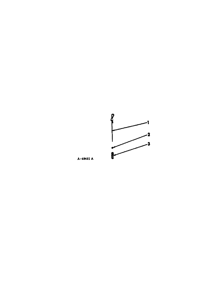 Схема запчастей Case IH 201 - (A-012[B]) - OIL LEVEL DIPSTICK (10) - ENGINE