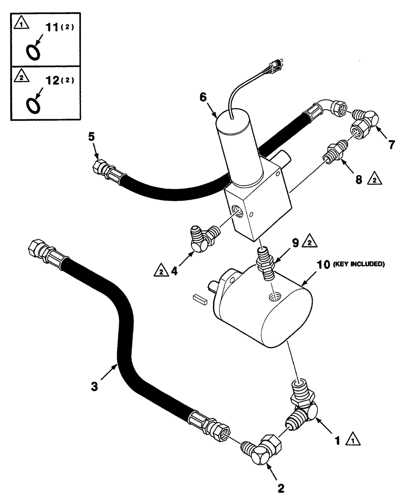 Схема запчастей Case IH 325 - (8-06) - HYDRAULIC PUMP ASSEMBLY - RIGHT (35) - HYDRAULIC SYSTEMS