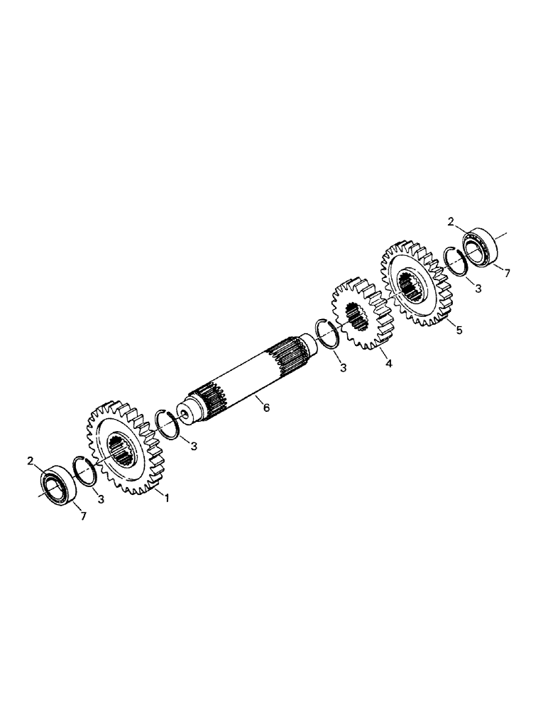 Схема запчастей Case IH STEIGER - (04-30) - COMPOUND SHAFT (04) - Drive Train