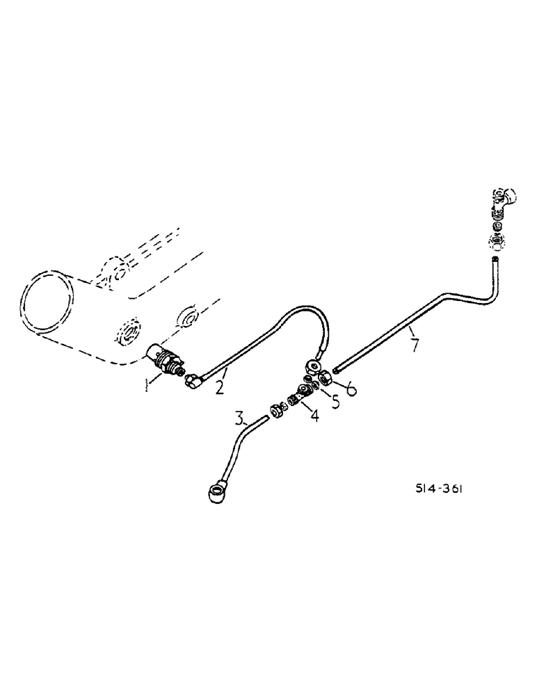 Схема запчастей Case IH 585 - (12-022) - THERMOSTART ATTACHMENT, BOSCH INJECTION, C R PUMP Power