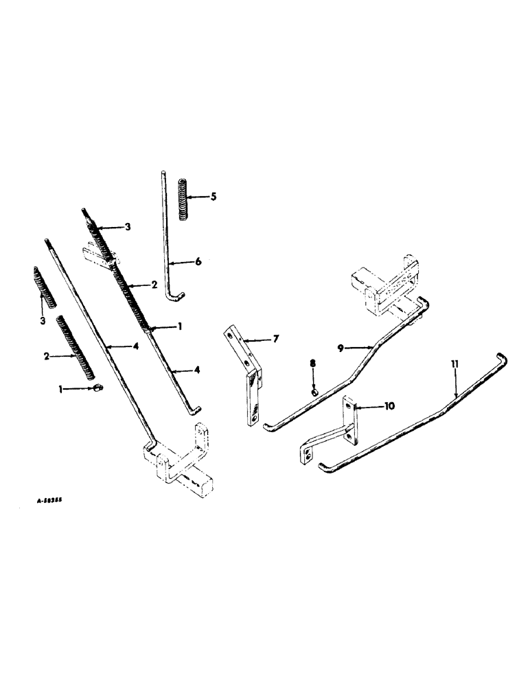 Схема запчастей Case IH 268 - (S-12) - STABILIZER ROD AND BRACKET 